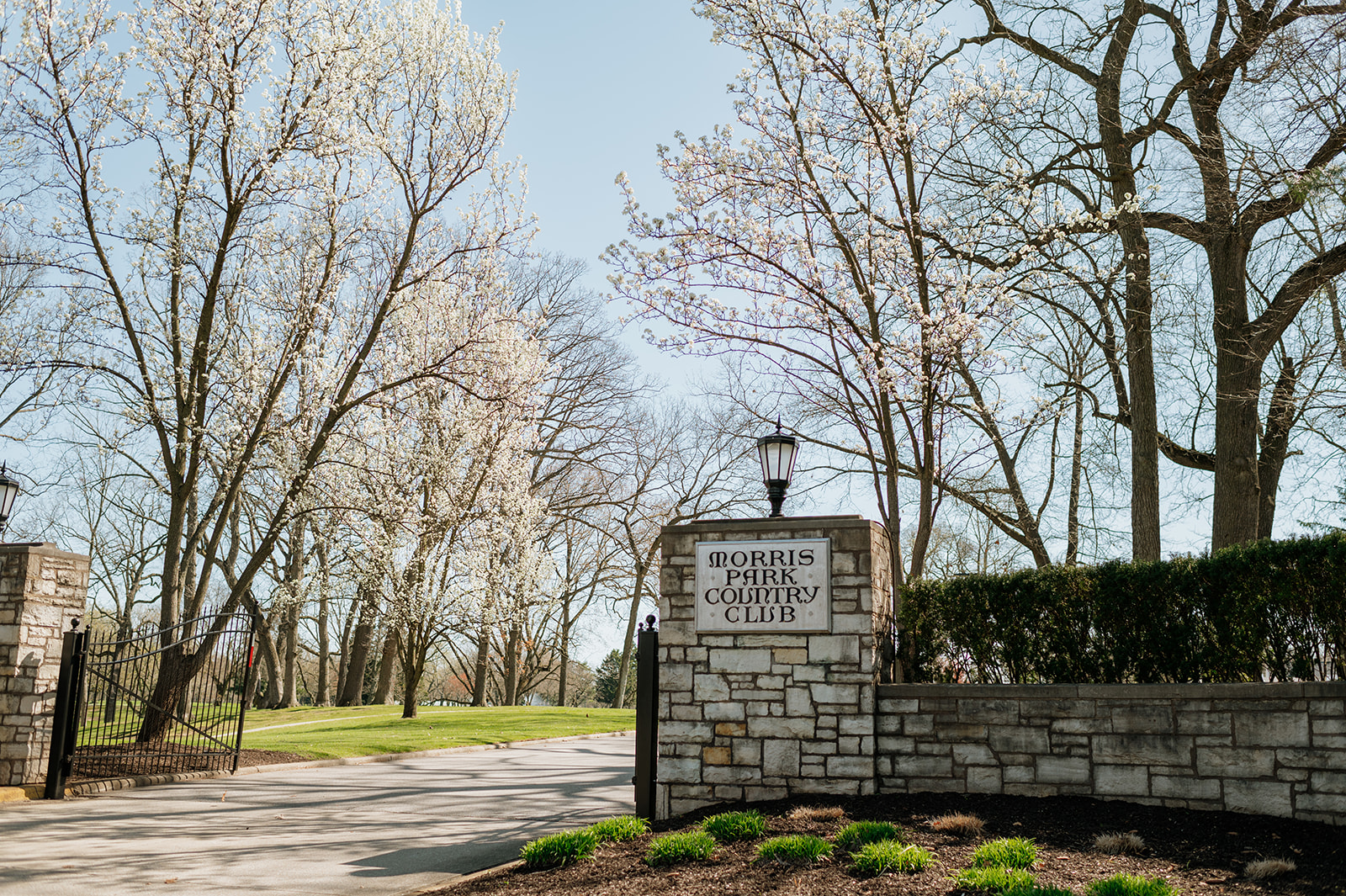 Morris Park Country Club sign in South Bend, Indiana