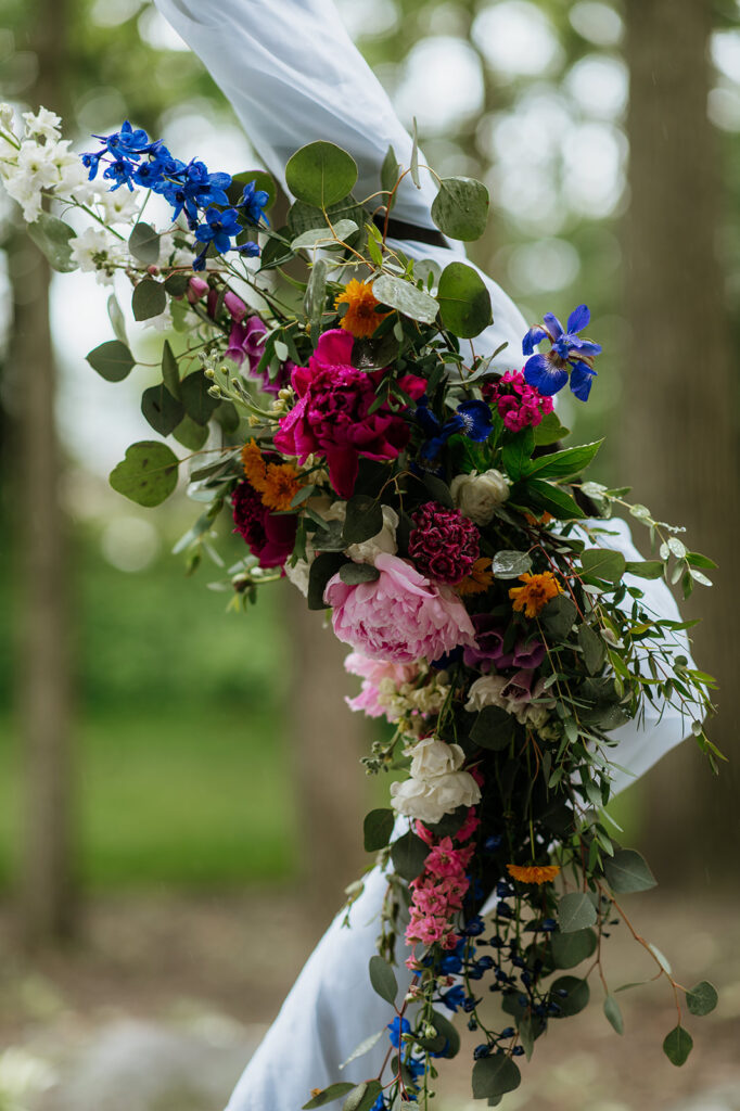 Wildflower arch