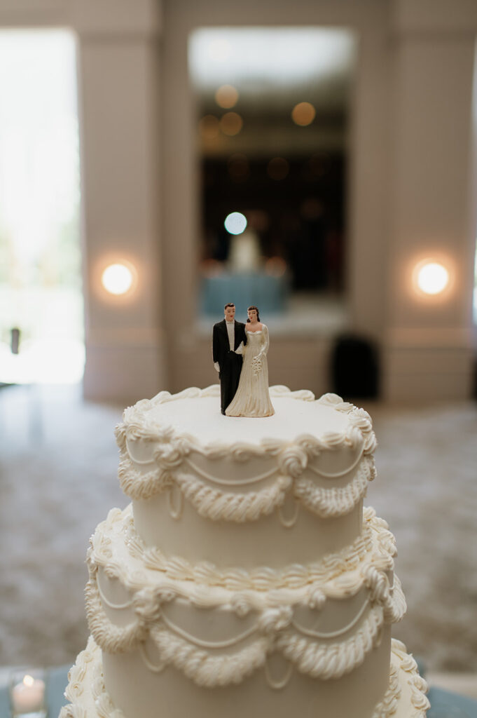 Couples wedding cake topper