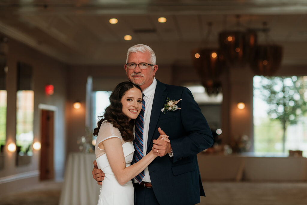 Bride sharing a dance with her father