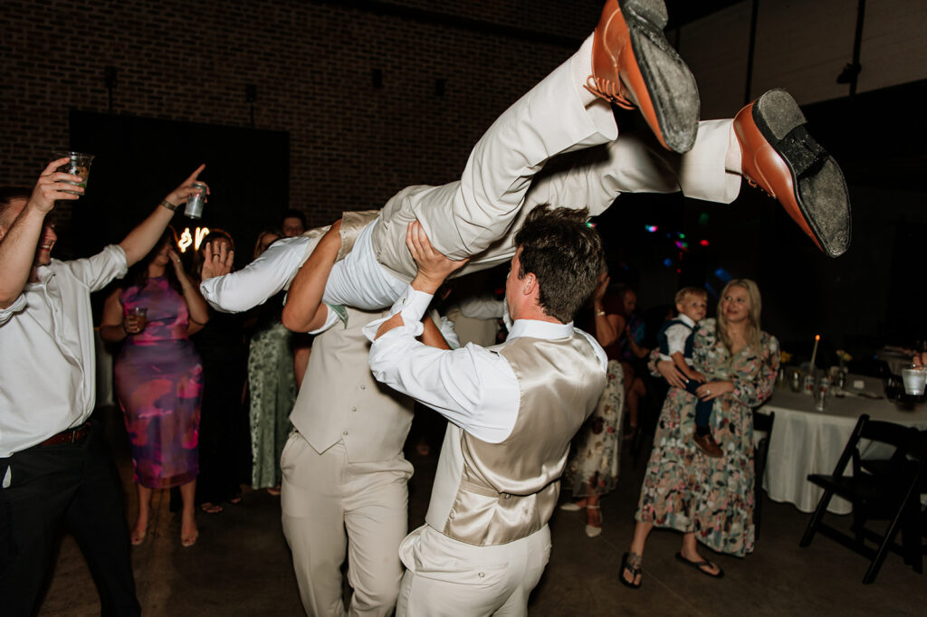 Open dancing during a reception