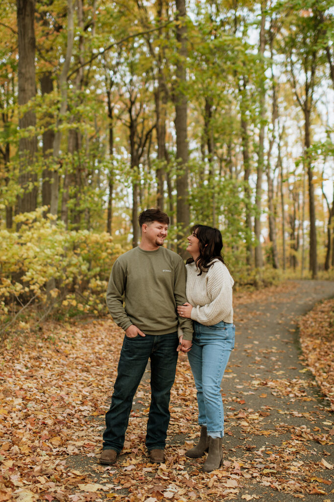 Couple walking the trails at Potato Creek State Park