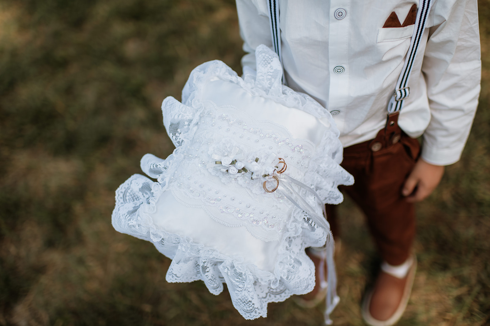 Ring bearer pillow