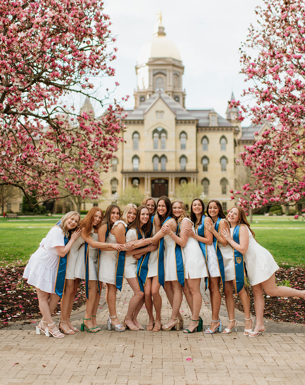University of Notre Dame graduation photos