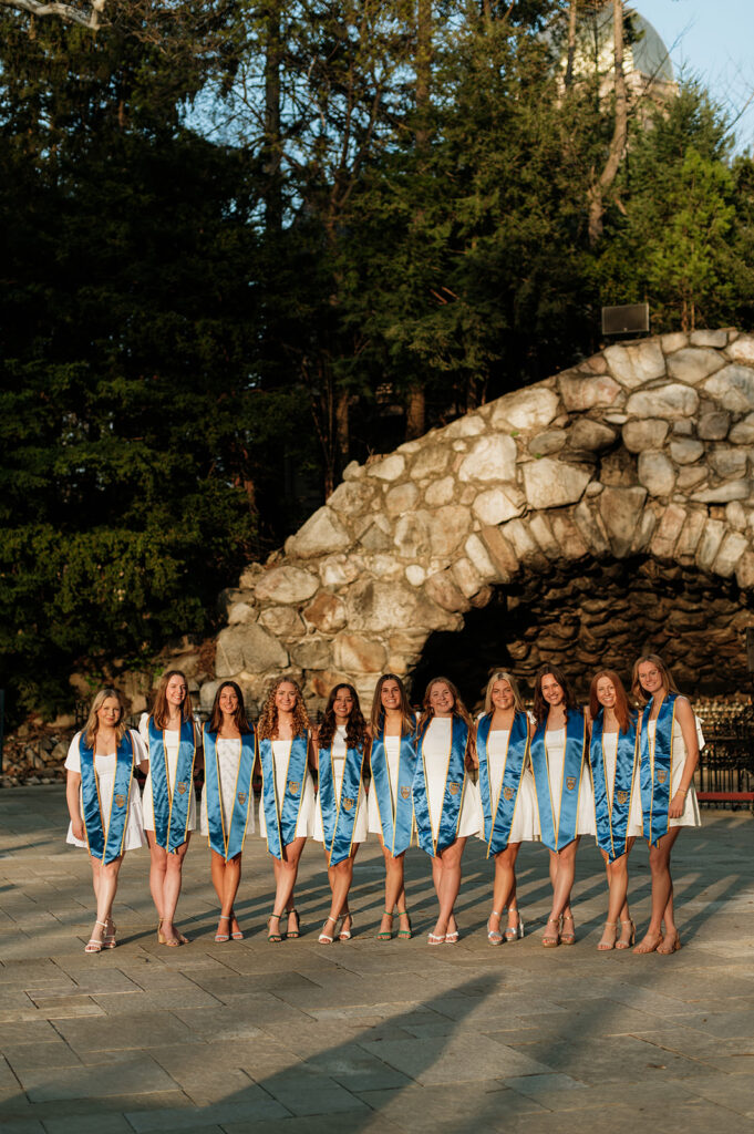 Graduated posing at The Grotto