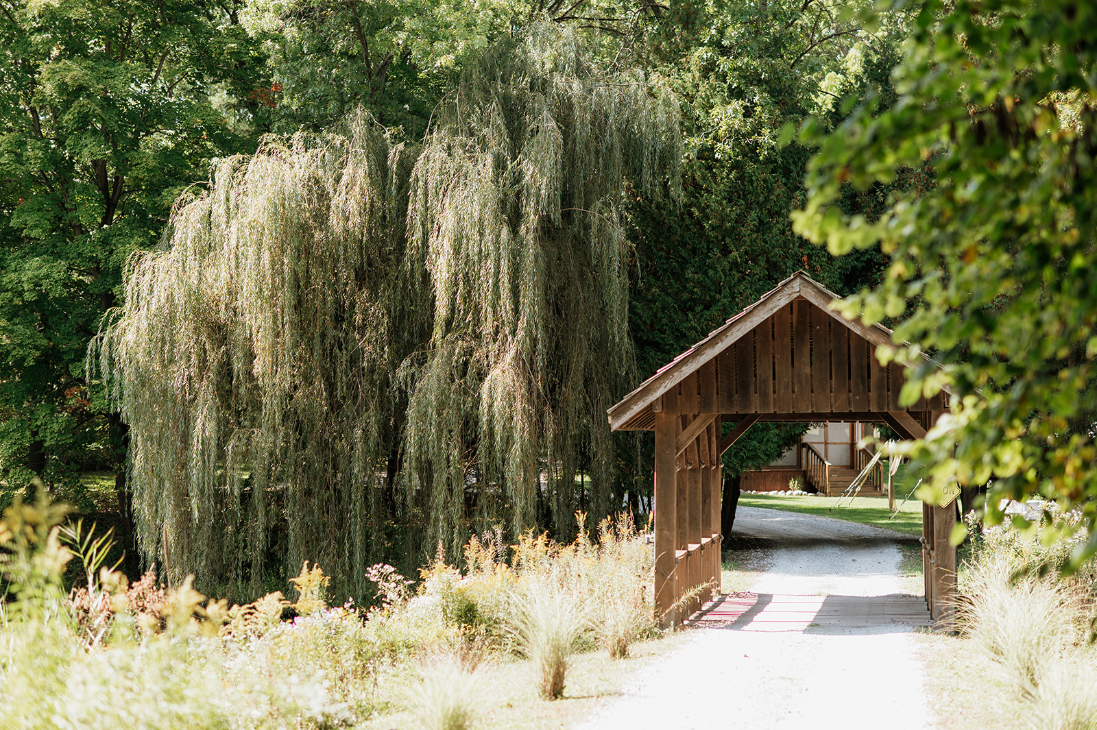 Exterior of The Lodge at Rush Lakes.